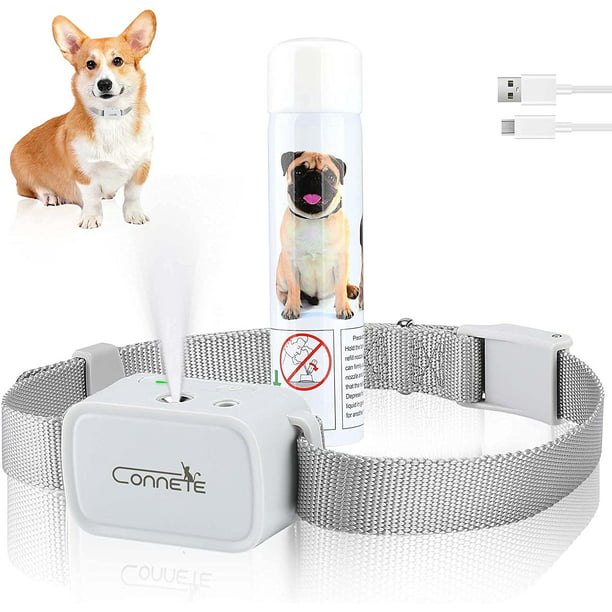 Include Citronella Spray Rechargeable Adjustable Waterproof Anti Barking Control Collar for Dogs No Electric Shock Humane Safe Citronella Spray Dog Bark Collar Dog Citronella Training Collar 